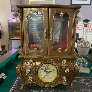 Antique jewelry cabinet
